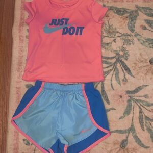 Nike Kids' Pink and Blue Sports Set